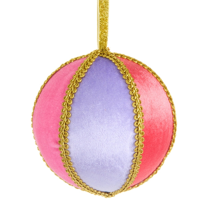 5" Pink and Purple Ball Ornament