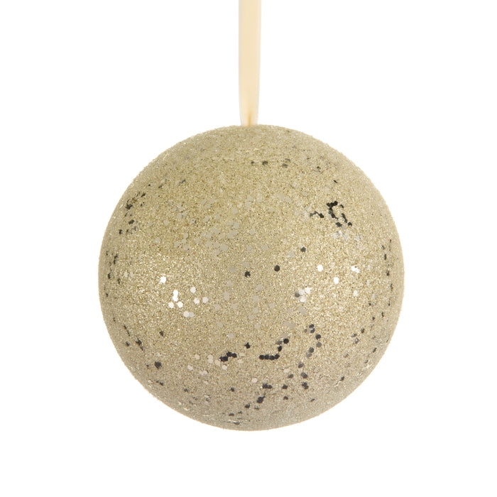 6" Champagne Ball Ornament