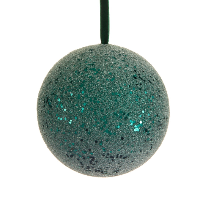 6" Green Ball Ornament