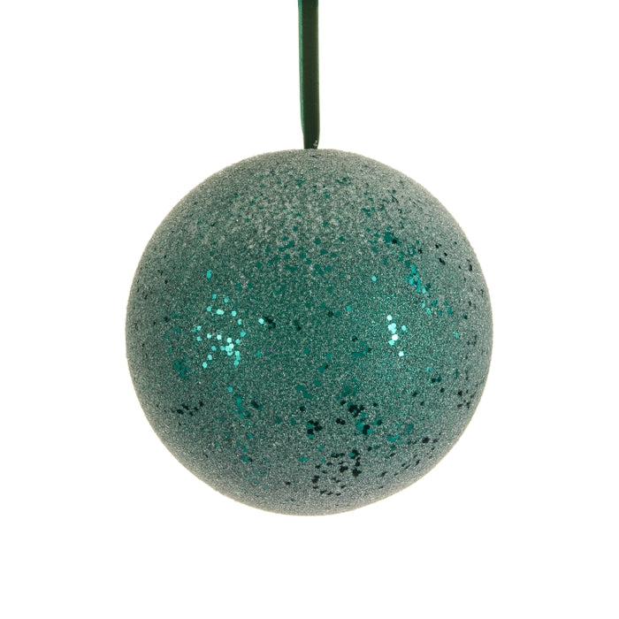 8" Green Ball Ornament