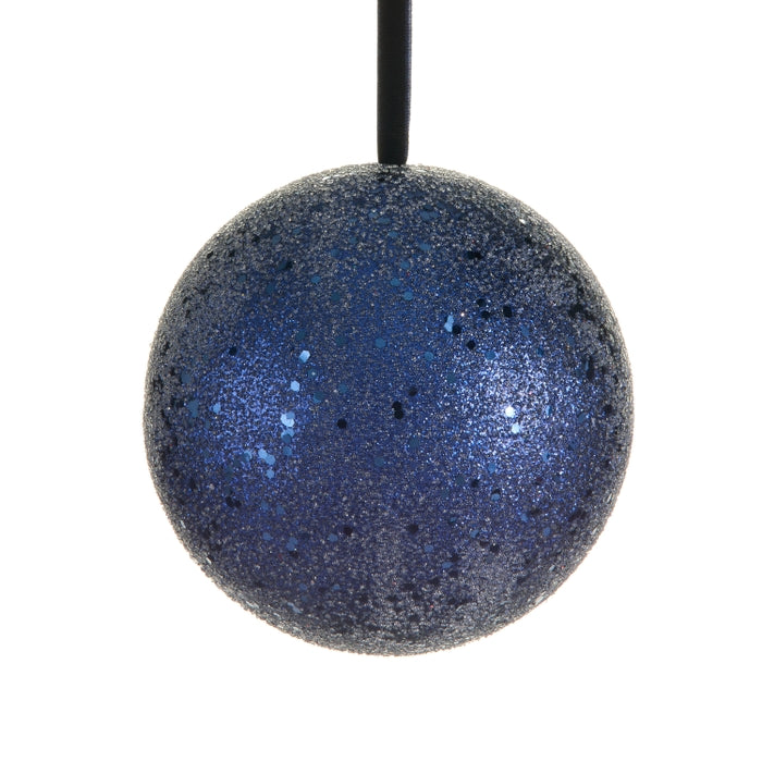 6" Blue Ball Ornament
