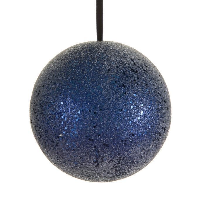 8" Blue Ball Ornament