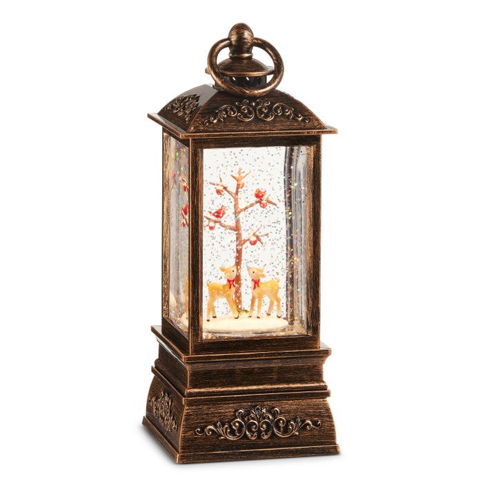 8.75" Woodland Deer Water Lantern
