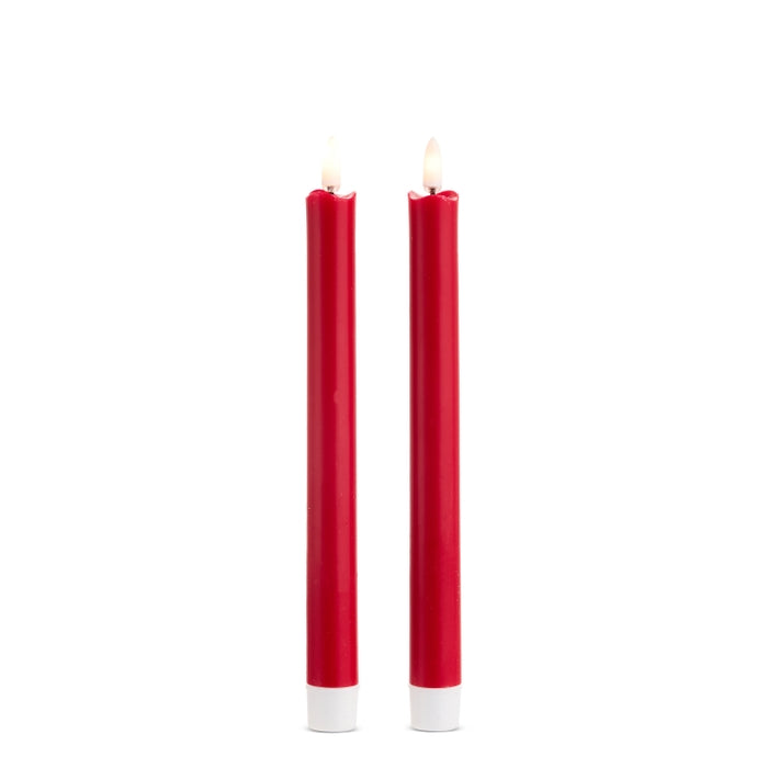 9" Red Taper Candles