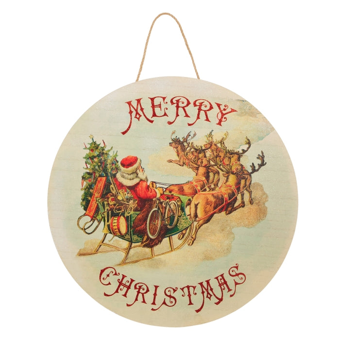 19.75" Rustic Christmas Door Hanger