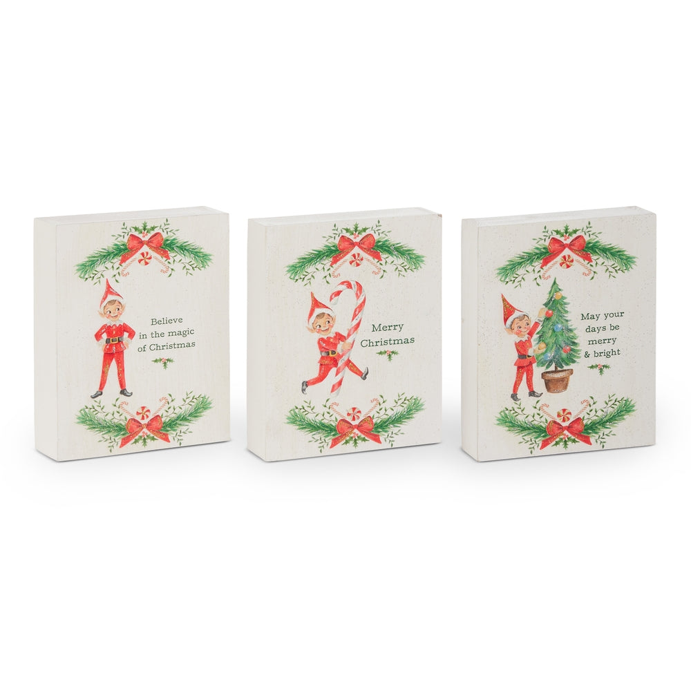 8" Santa's Little Helper Wall Art