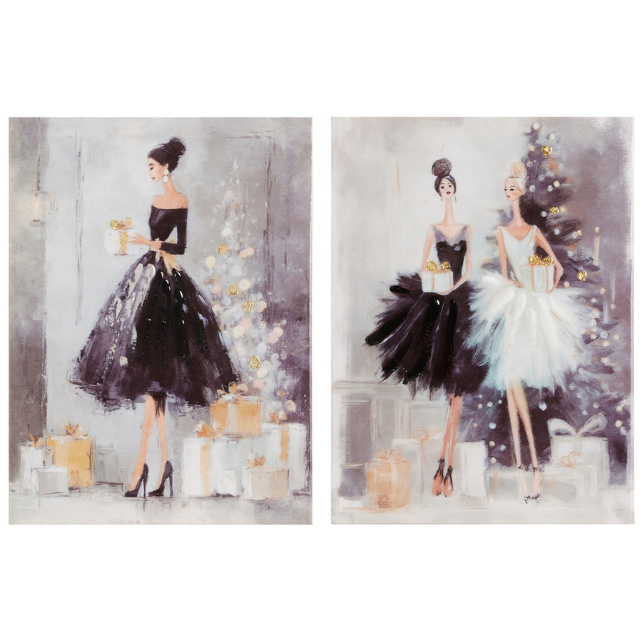 14.25" Moonlight Gala Wall Art