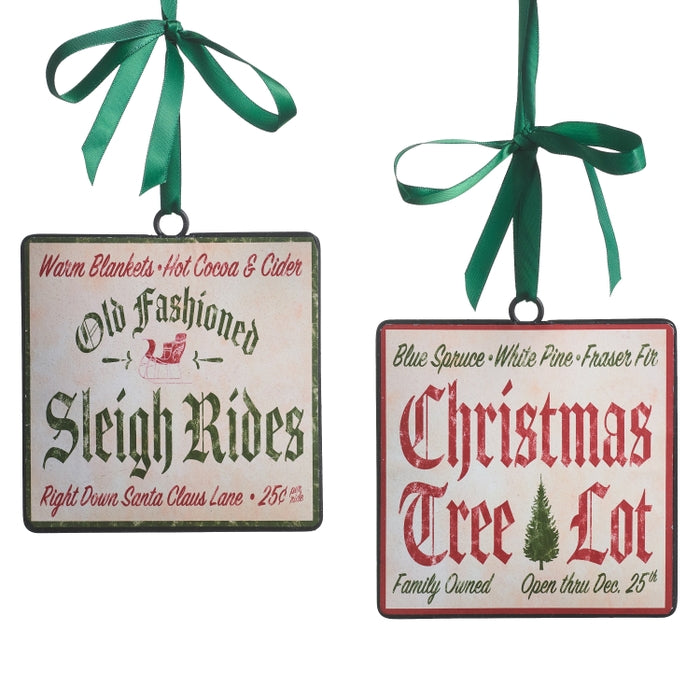 6" Christmas Tree Lot Ornament