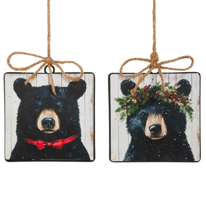 6" Yuletide Bear Ornament