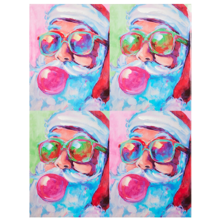 23.5" Color Pop Santa Wall Art