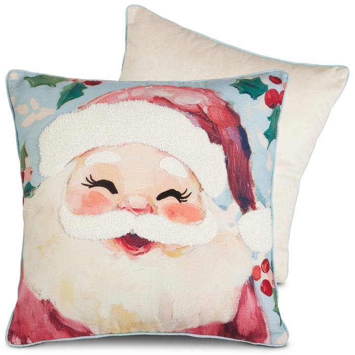 17" Jolly St. Nick Pillow