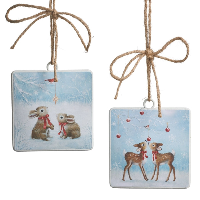 4" Winter Wonders Disc Ornament