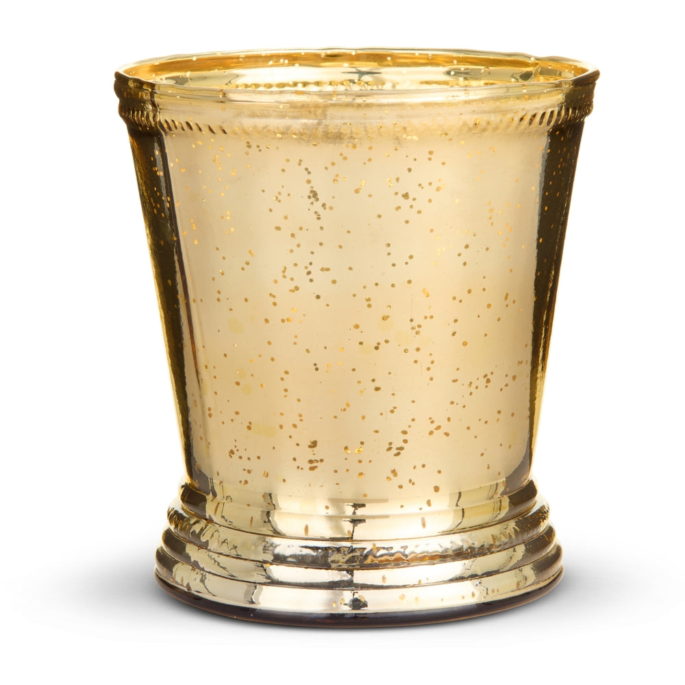 5.75" Gold Mercury Glass Pot