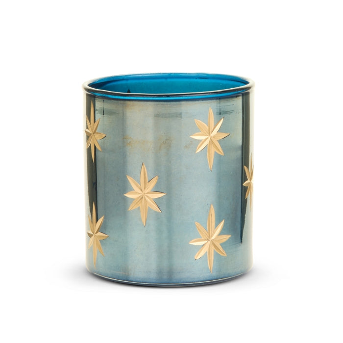 3.5" Etched Blue Star Container