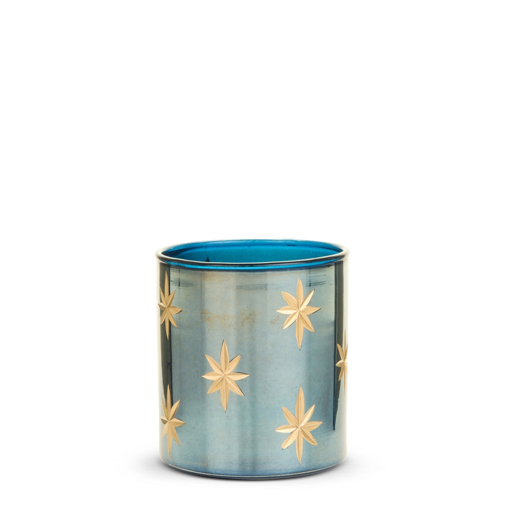 3.5" Etched Blue Star Container