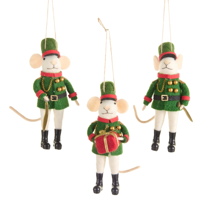 5.75" Nutcracker Mice Ornament