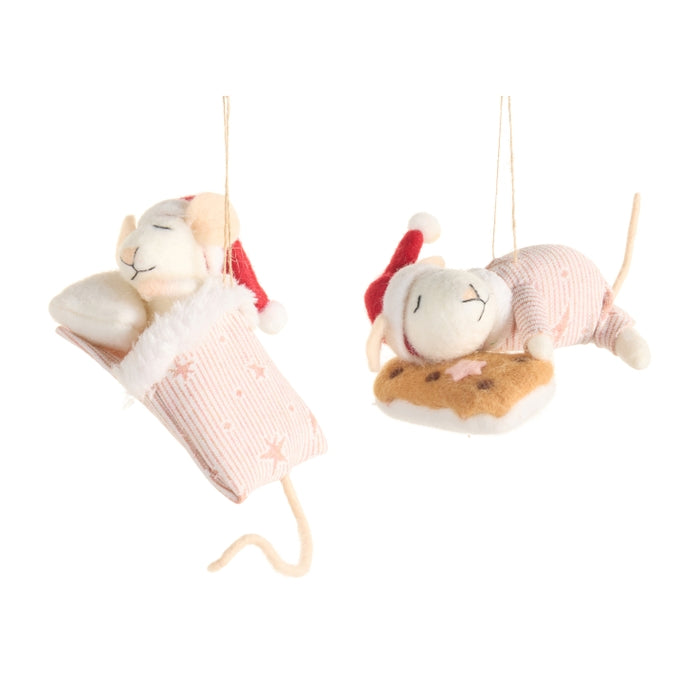 5.5" Sleeping Mice Ornament