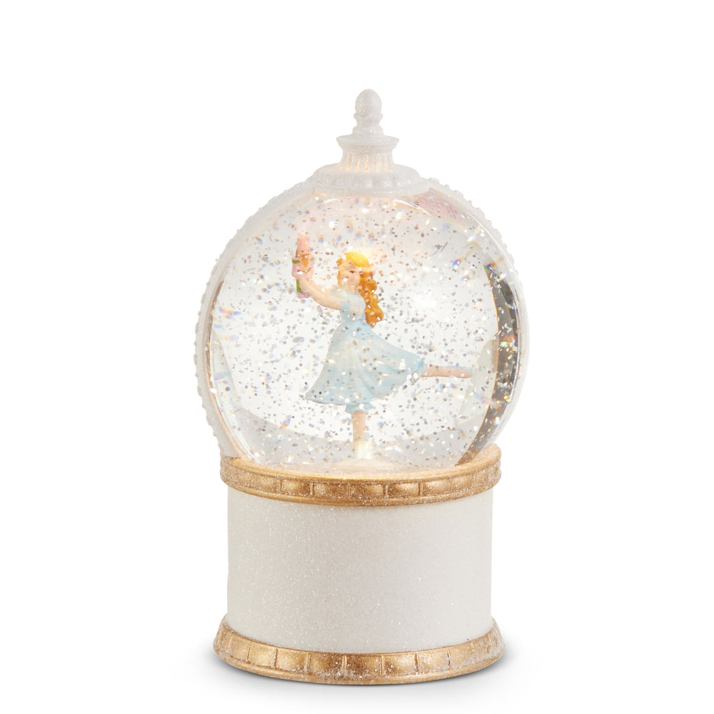 7" Animated Musical Clara's Holiday Dream Lighted Water Lantern