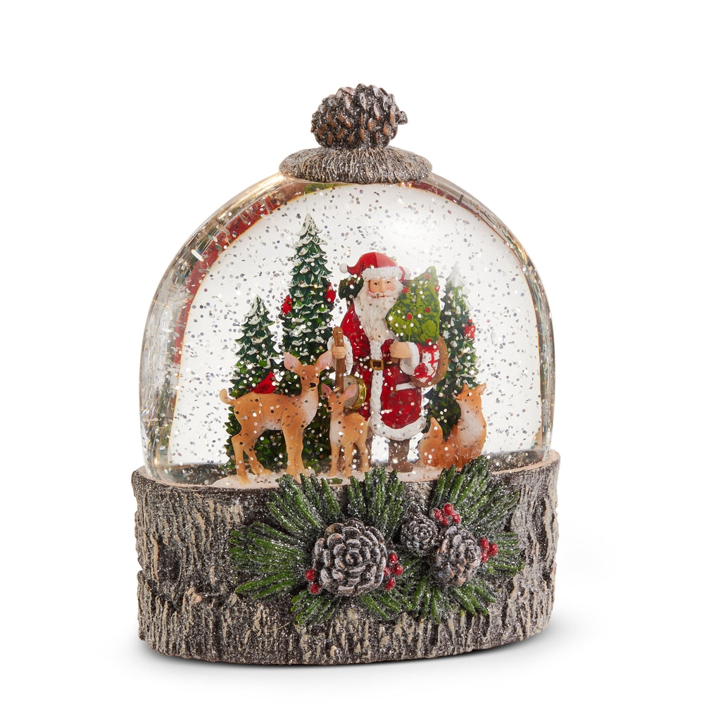 7.75" Woodland Noel Lighted Water Globe
