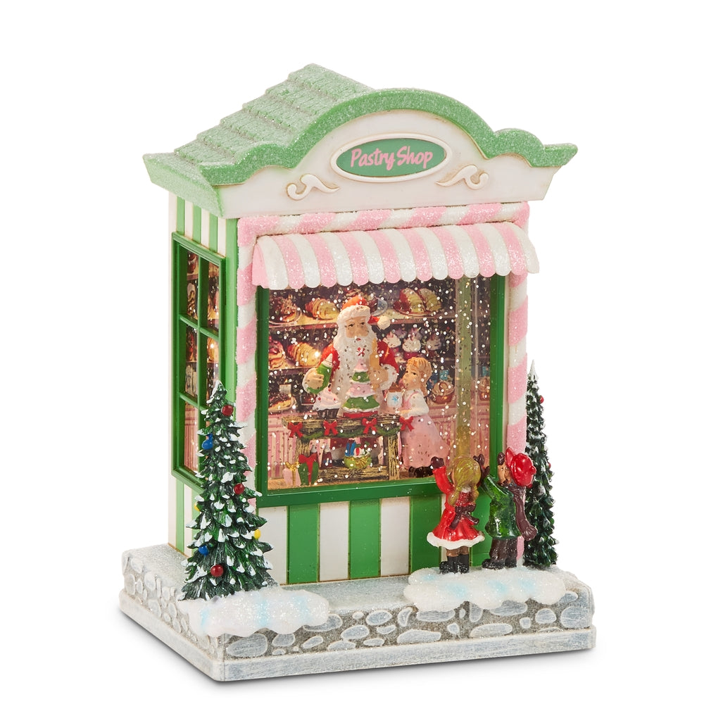 9" Treat Time Lighted Water Bakery