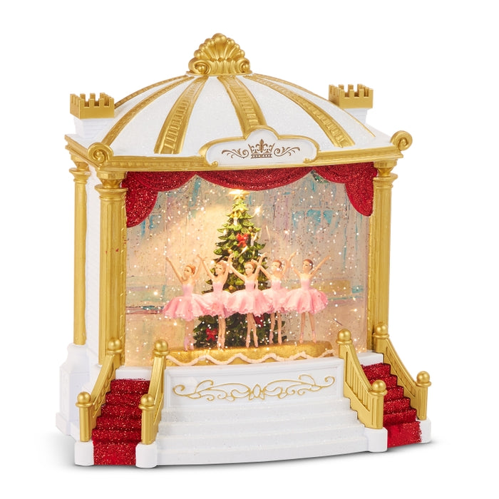 9.25" Musical Christmas Ballet Lighted Water Stage