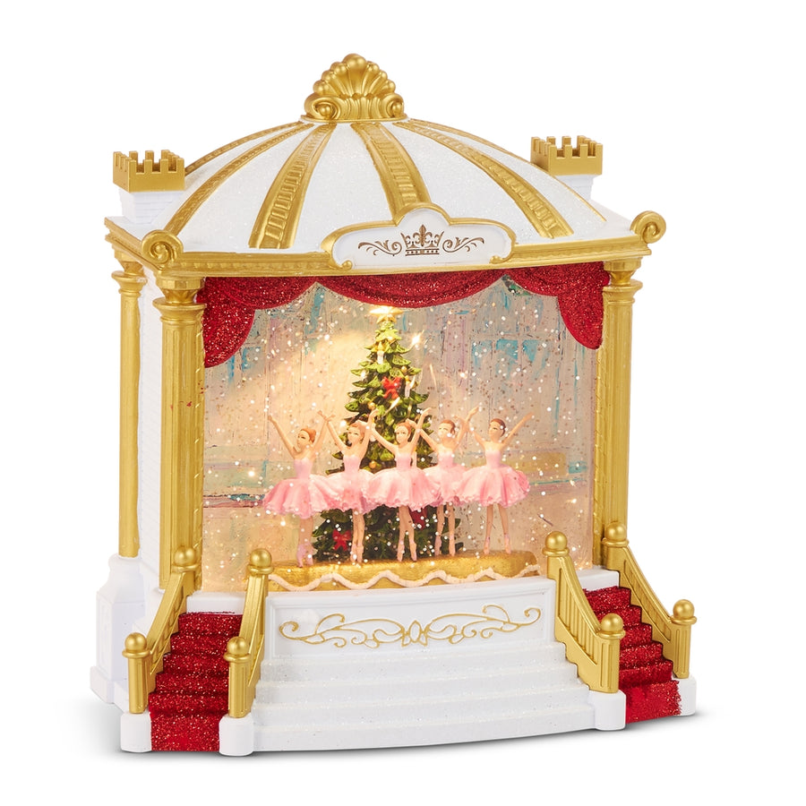 9.25" Musical Christmas Ballet Lighted Water Stage