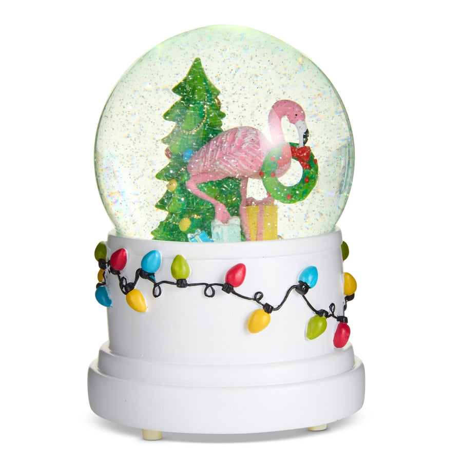 6" Flamingo Lighted Water Lantern