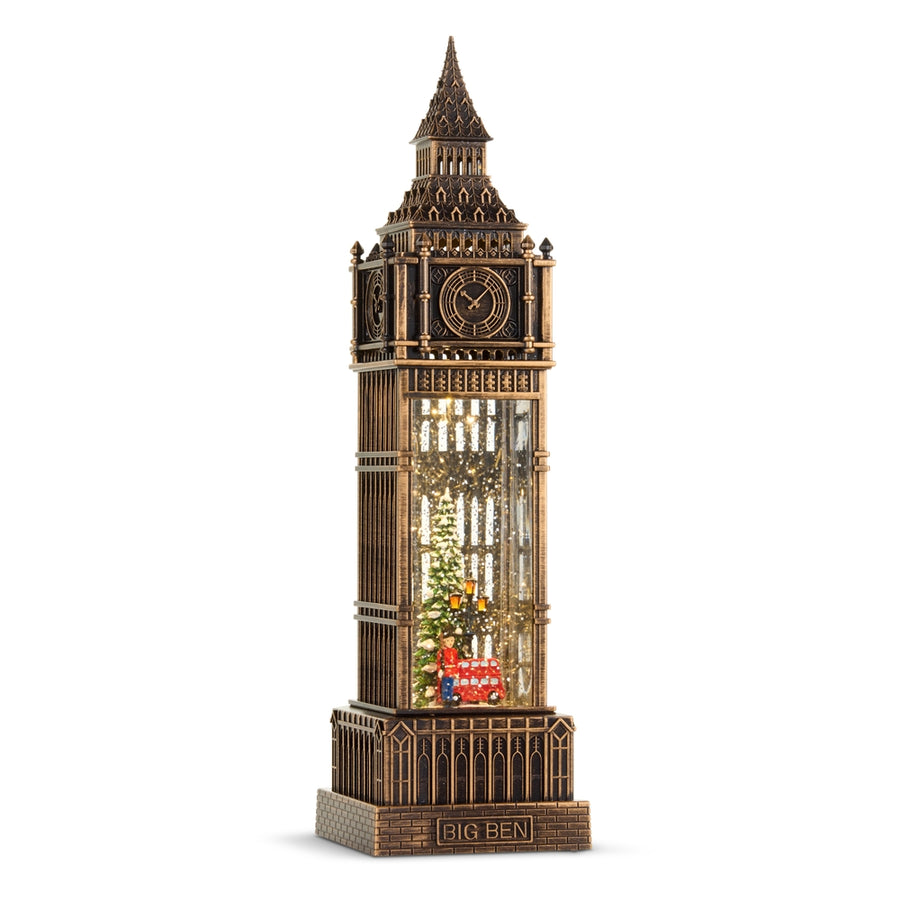 15" Big Ben Lighted Water Lantern