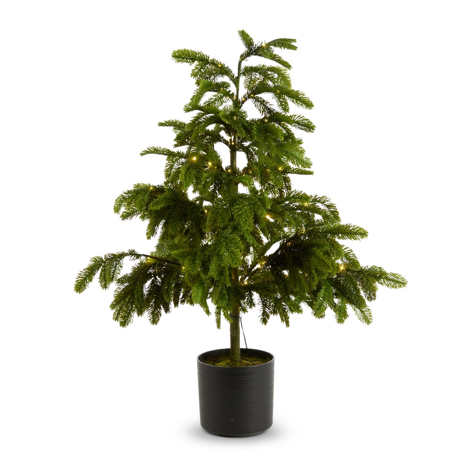 46" Lighted Green Tree