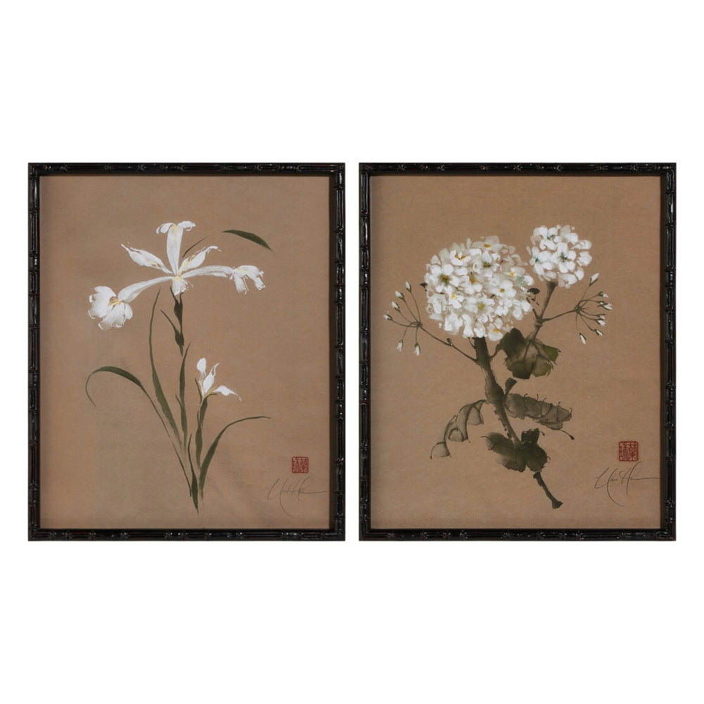 24" Perennial Grace Framed Wall Art