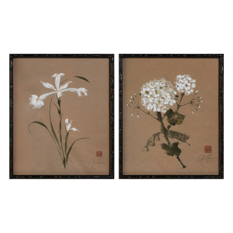 24" Perennial Grace Framed Wall Art
