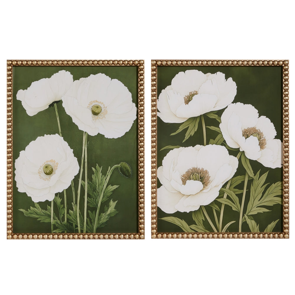 22" Poppy Petals Framed Wall Art