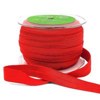 5/8 Inch Flat Fold Over Elastic – 465-58-14 Red