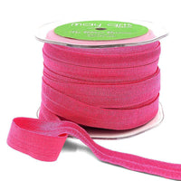 5/8 Inch Flat Fold Over Elastic – 465-58-22 Hot Pink
