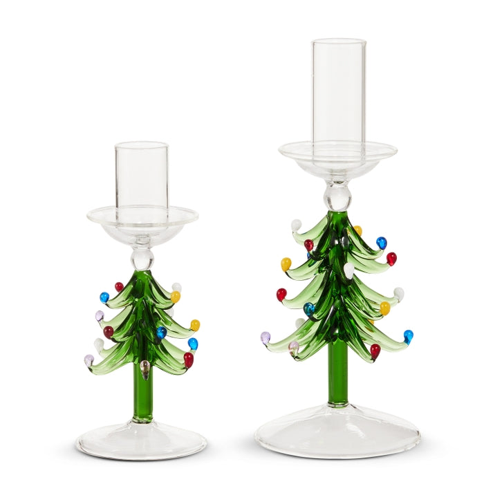 7.5" Tree Candle Holders