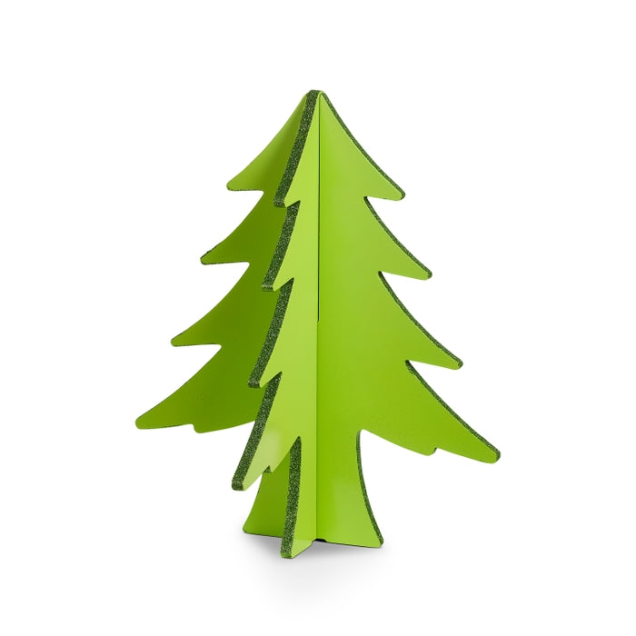 18" Green Glitter Tree