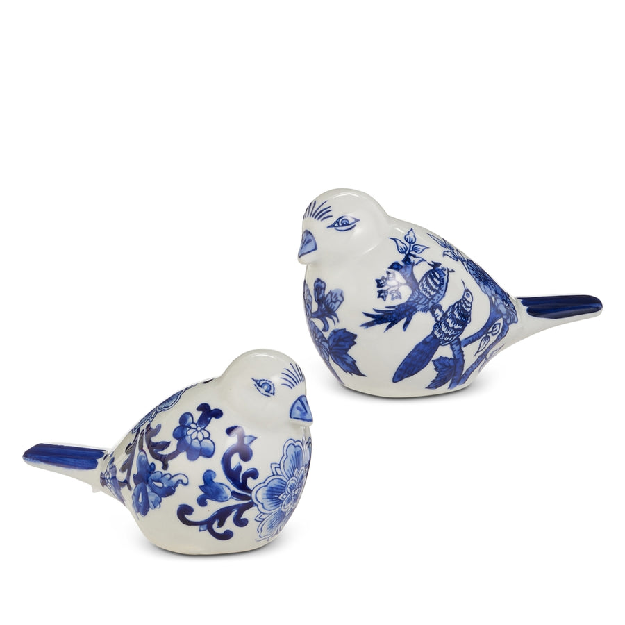 7.25" Blue and White Bird