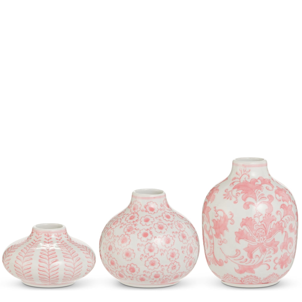5.5" Pink Bud Vases
