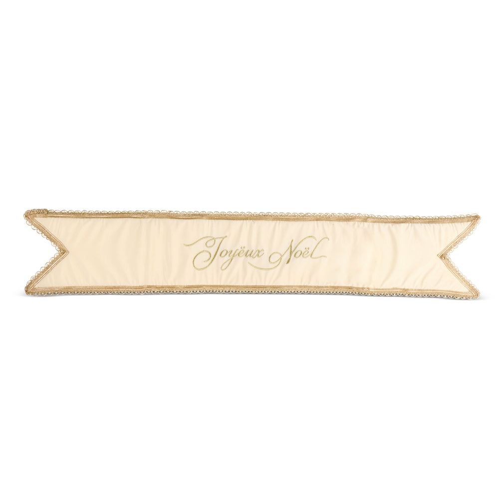 41" Joyeux Noel Wreath Banner