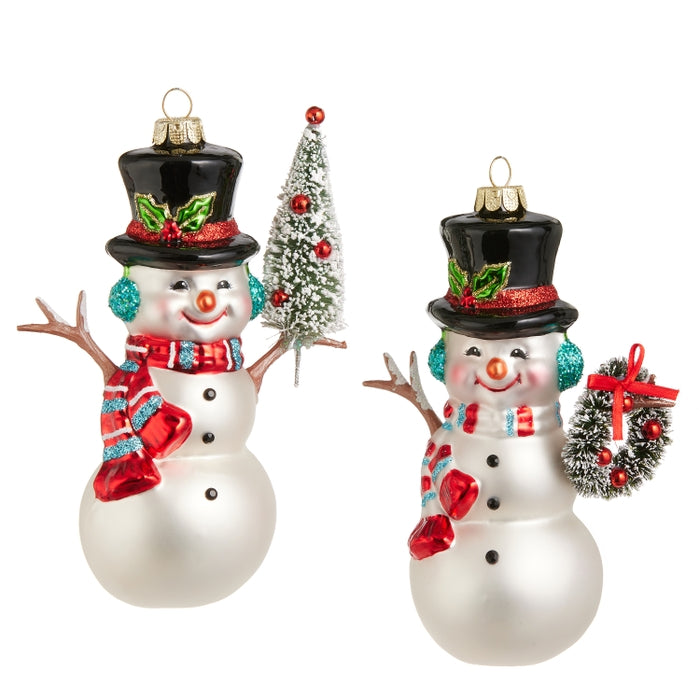 6" Snowman Ornaments