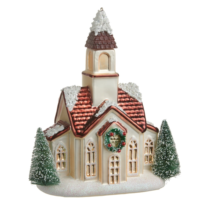 7.5" Church Ornament