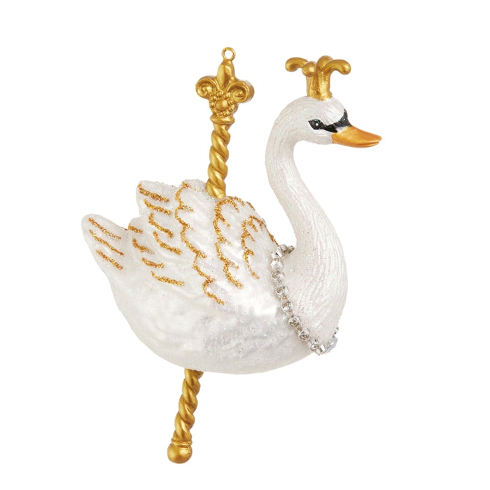 6" Swan Ornament