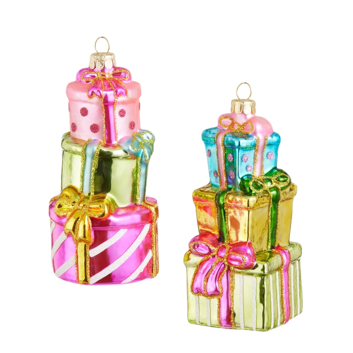 4.5" Stacked Packages Ornament