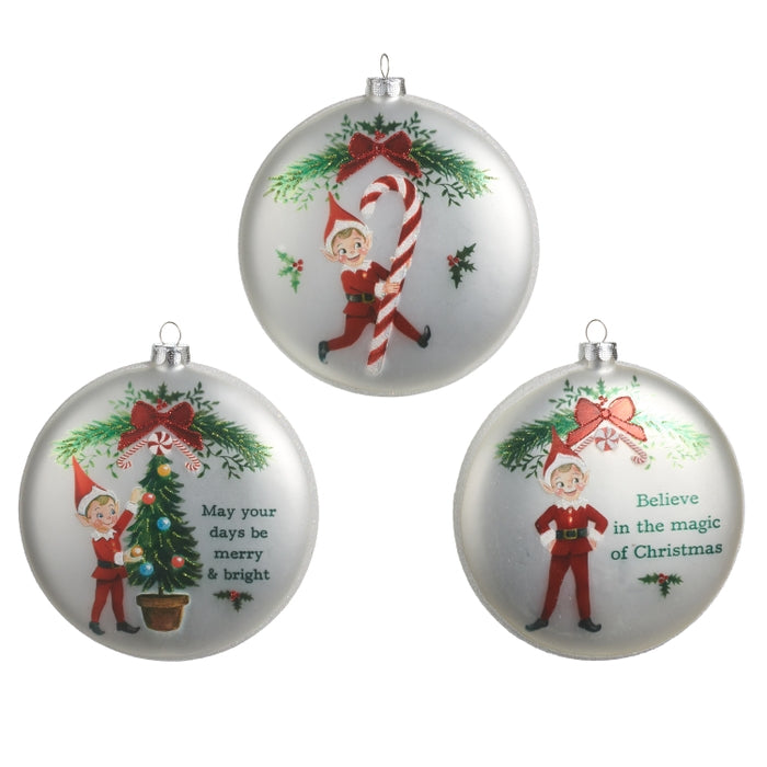 5" Santa's Little Helper Ornament