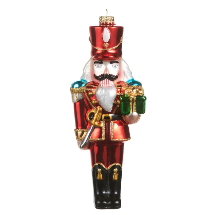 8.25" Red Nutcracker Ornament