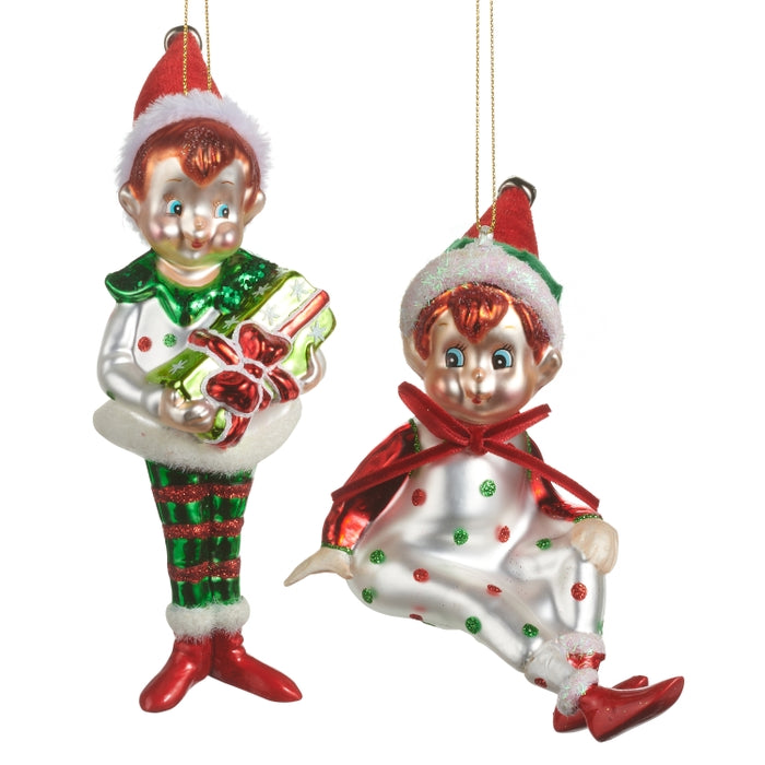 6" Elf Ornament