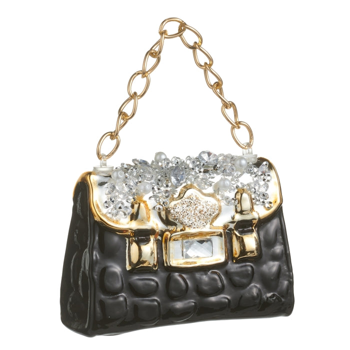 3.5" Jeweled Purse Ornament