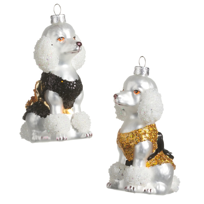 4" Fancy Poodle Ornament
