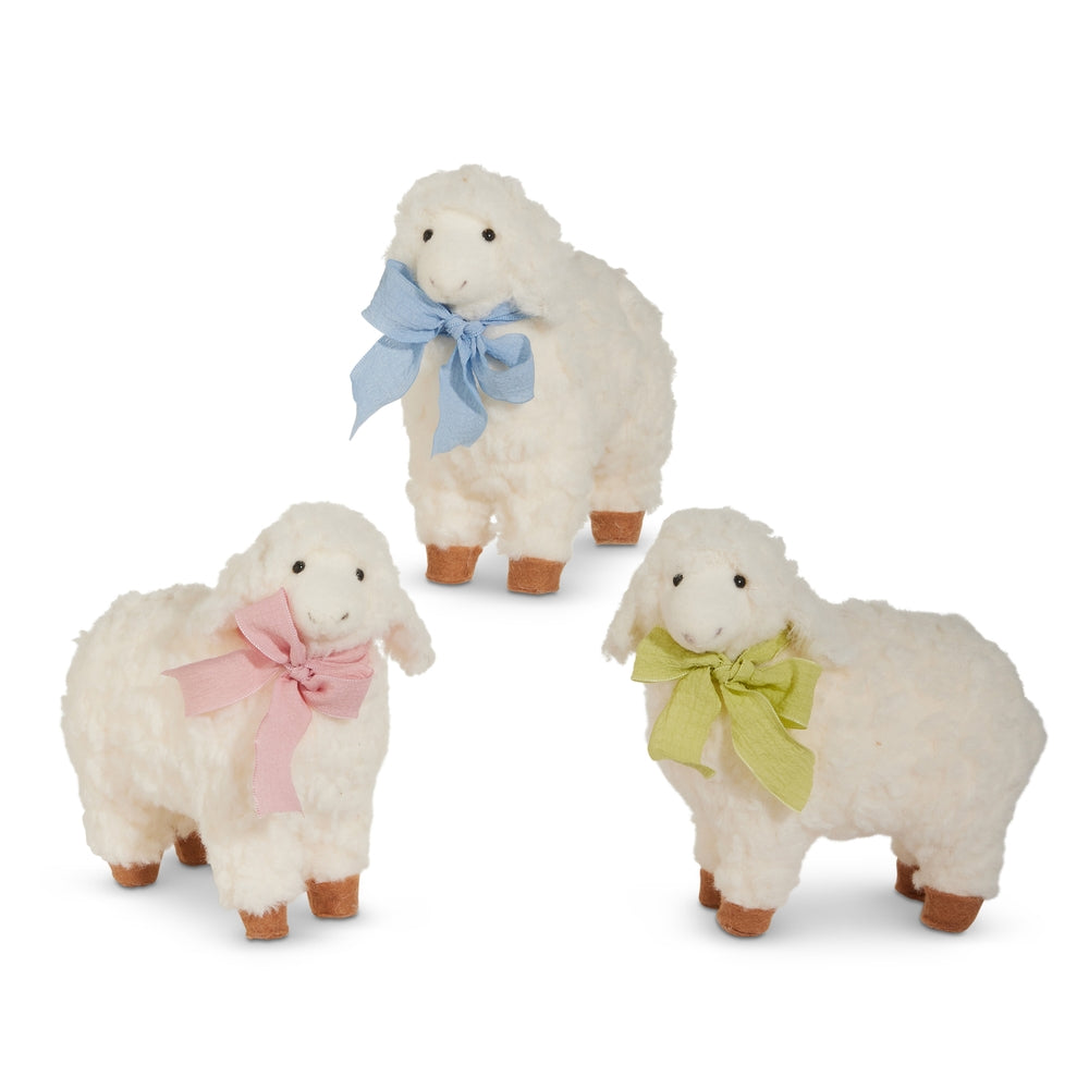 7" Sheep with Bow