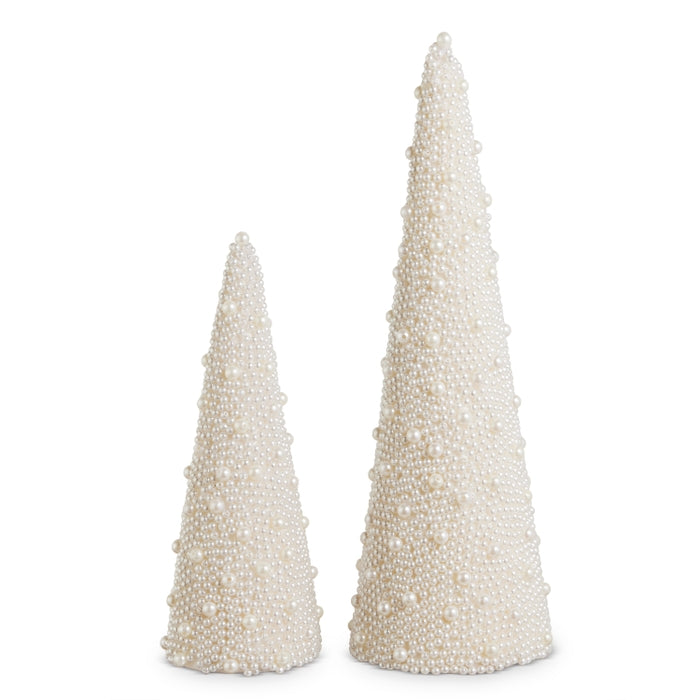 16" Mixed Pearl Cone Trees